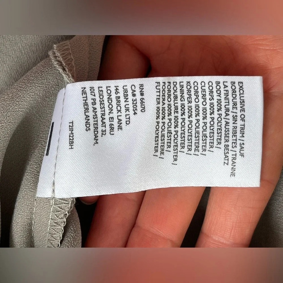 NWT Anthropologie BHLDN Ruby Satin Charmeuse Dress hatter backless maxi grey 8 - Picture 3 of 16